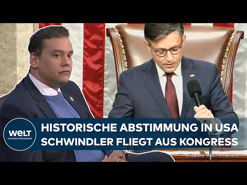 Video Thumbnail: USA: Historisch! Ein Schwindler muss gehen! US-Repräsentantenhaus wirft Santos raus