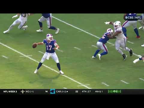 Josh Allen MISSES GAME WINNING 4TH DOWN TOUCHDOWN THROW!!!