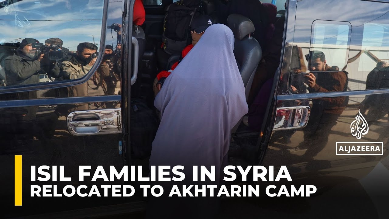 Syria's al-Hol camp closes as families linked to ISIL relocated to Akhtarin camp