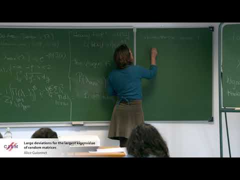 Alice Guionnet: Large deviations for the largest eigenvalue of random matrices