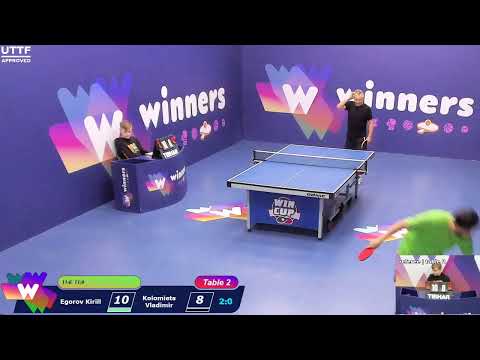 WINners CUP table 2  06.10 Egorov Kirill - Kolomiets Vladimir  17:00