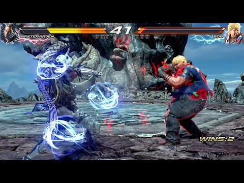 TEKKEN 7 (PS4) Bob Vs Master Raven (1080p 60fps)