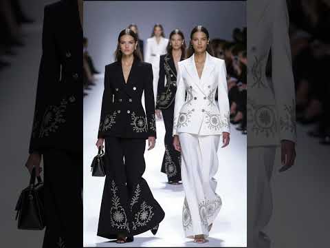 Parisian Elegance: Fashion Divas on the Catwalk  #Fashion #Paris #Catwalk #Chic #Style #Elegance