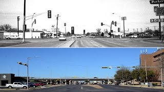 Wichita Falls Intersections Then and Now