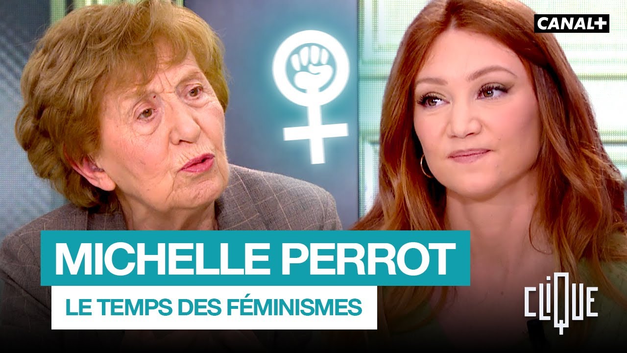 La précurseure de l'histoire du féminisme Michelle Perrot est sur le plateau de Clique - CANAL+