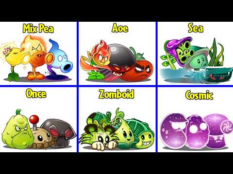 Random 16 Team New Old Mod Plants Battlez - Who Will Win? - Pvz 2 Team Plant Battlez