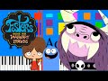 Foster S Home For Imaginary Friends Theme Song Slow EASY Medium 4K Piano Tutorial