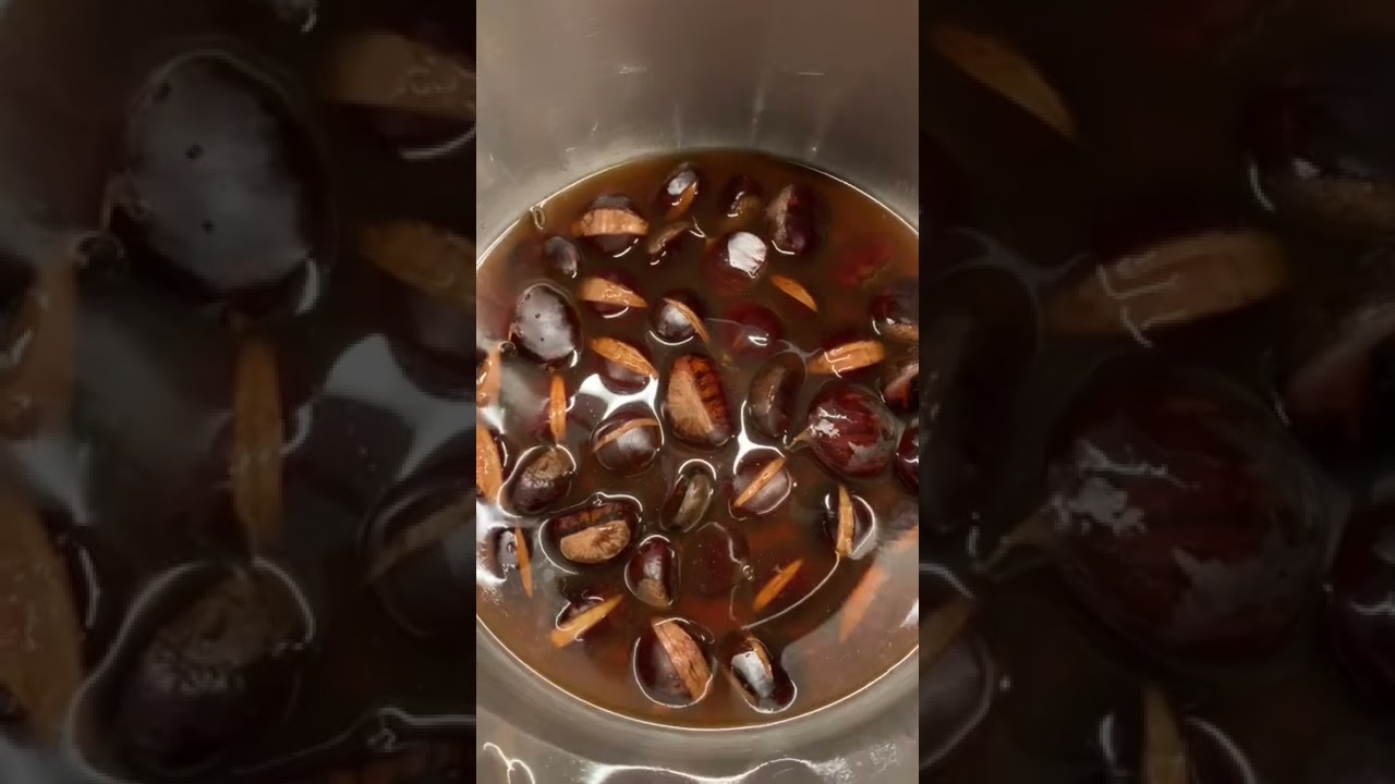 Castagne in pentola a pressione! Le hai nai provate cestnut pressure cooking #castagne #assaggi