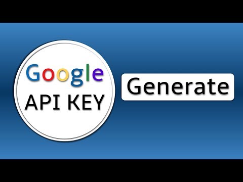How To Create Google API KEY Video