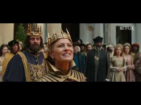 Damsel trailer still: crown and ceremony — the score’s noble motif before it curdles