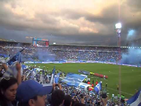 "Sale Campeón -  Final Millonarios Dic 16 de 2012" Barra: Comandos Azules &bull; Club: Millonarios