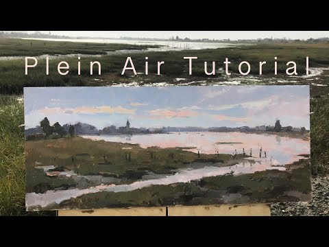 Plein Air Oil Painting Demonstration | Seascape with Commentary