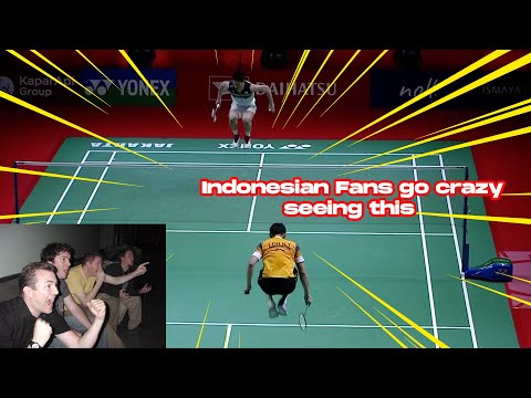 Why Indonesian Badminton Fans are best? Crazy show-buzz by Chou TC vs Loh KY |Funny Badminton Moment