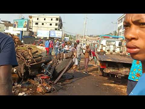 FREETOWN SIERRA LEONE🇸🇱 CHRISTMAS 🎄 DAY ACCIDENT. ANOTHER  SEVERE ACCIDENT AT LUMLEY TURNTABLE