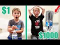 BOTTLE FLIPS FROM $1 TO $1000 | Match Up