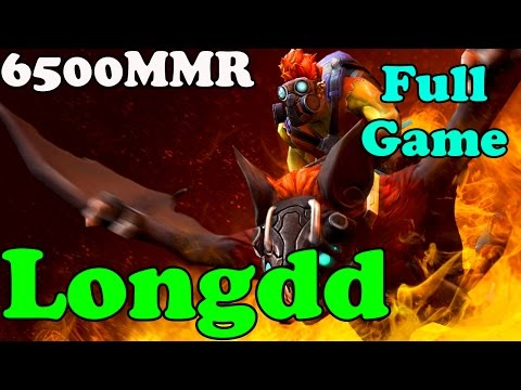 Dota 2 - Longdd 6500 MMR Plays Batrider - FULL GAME - Ranked Match Gameplay