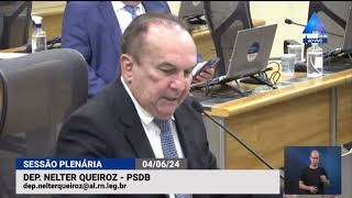 Nelter Queiroz fala sobre situação das estradas do Seridó