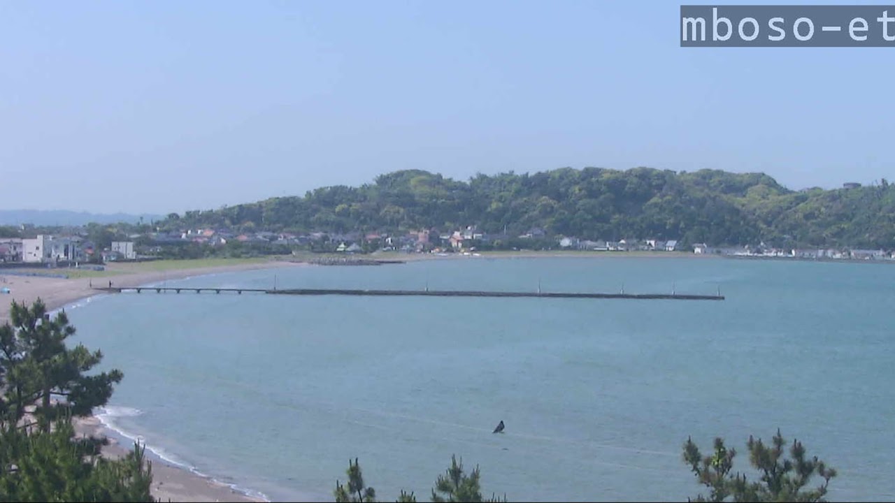 Live webcam view of Okamoto Pier at Haraoka Beach