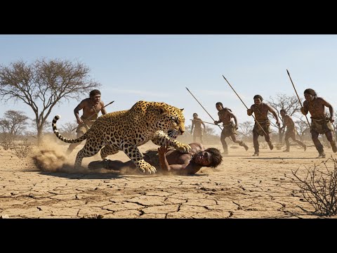 139,200 Years Ago: Human vs Leopard | Prehistoric Survival Cinematic