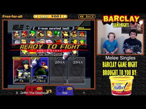 Barclay XI: Melee Singles - Xtal vs Griffin the Destroyer