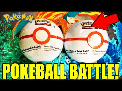 GIRLFRIEND vs BOYFRIEND! Pokemon Card Opening of 2 Pokeball Tins & Code Giveaway! (THROWBACK!)