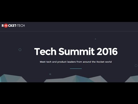 Amazon at Rocket Tech Summit 2016