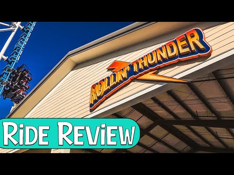 Video review of Rollin' Thunder by Theme Park Blitz