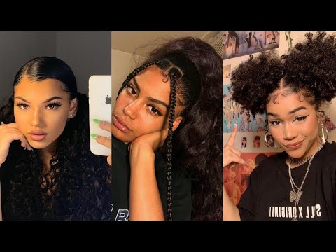 ✨baddie curly hairstyles compilation 2022 ✨