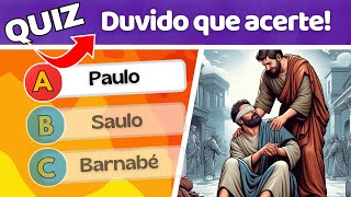 🎯 QUIZ BÍBLICO: Sobre o apóstolo Paulo | Teste os seus conhecimentos.