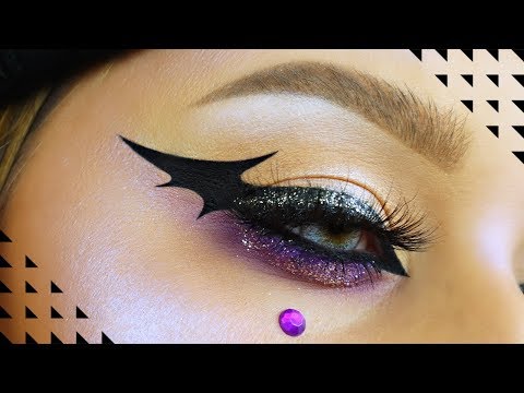 Bat Wing Eyeliner Tutorial | 31 Days of Halloween Video