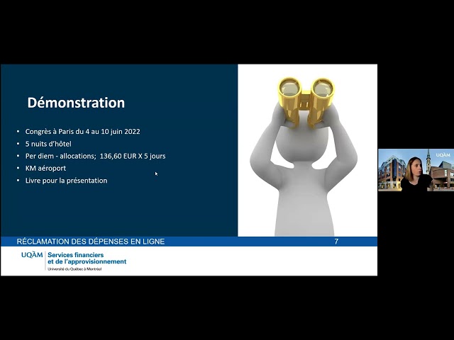 Atelier de formation sur le nouvel outil de réclamation des dépenses en ligne