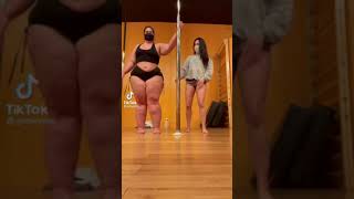 fat ass pole dance