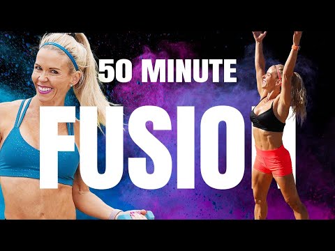 50 MINUTE CARDIO AND UPPER BODY STRENGTH WORKOUT | High Impact HIIT | Drop Sets | Fusion