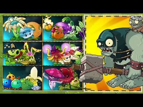 Random 16 Team Plants Vs Team Dark Ages Zombie  LEVEL 10 - Who Will Win? - Pvz 2 Challenge