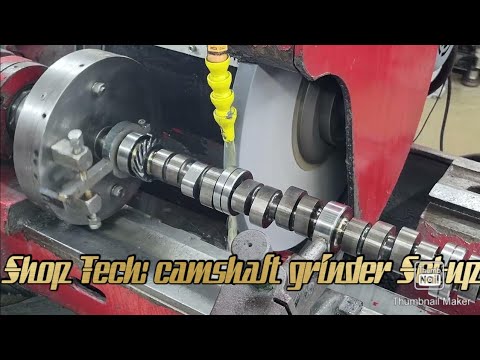 Shop Tech: Camshaft grinder set-up and Grinding a Billet Fe Ford Roller Cam