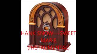 HANK SNOW   SWEET MARIE INSTRUMENTAL