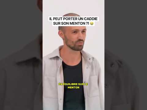 IL PEUT PORTER UN CADDIE SUR SON MENTON ?! 😭