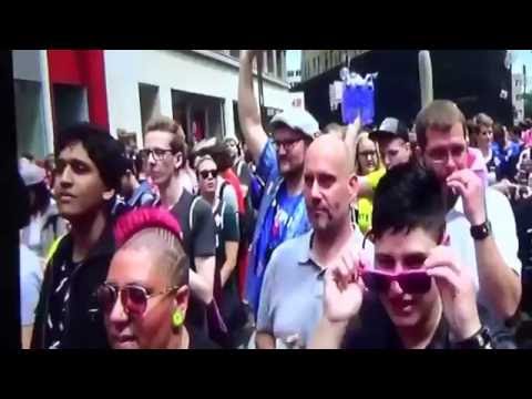 Zusammenfassung 25 Jahre CSD in Köln ausschnitte des Festzug 2016