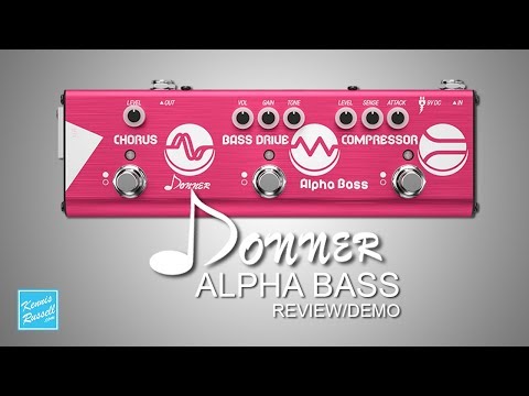 Mini Effect Chain Alpha BASS Guitar Effect Pedal Compressor Bass drive Chorus Effect Pedal image 9