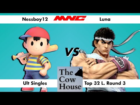 The Cow House - Top 32 - Loser's Round 3 - Nessboy12 (Ness) vs Luna (Ryu)