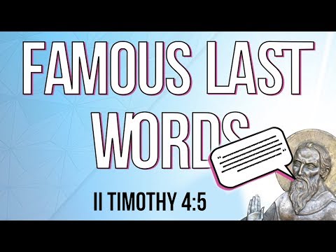 Famous Last Words