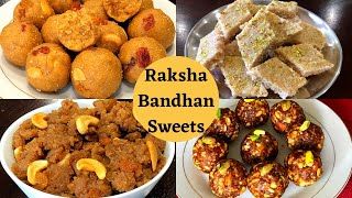 Rakhi Special Sweets - Raksha Bandhan Special Sweets - Sweet Recipes - Easy Rakhi Sweet Recipes