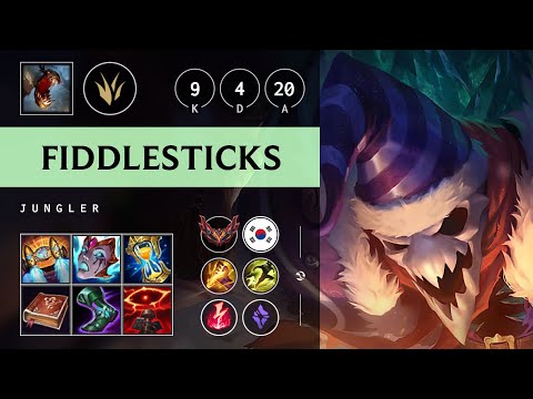 Fiddlesticks Jungle vs Lee Sin - KR Grandmaster Patch 25.19