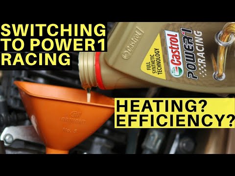 SWITCHED TO CASTROL POWER1 RACING 10W40 AFTER MOTUL 300V & LIQUI MOLY STREET RACE TVS APACHE RTR 200