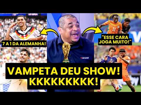 VAMPETA SENSACIONAL! “SABE o QUE EU MAIS GOSTEI DE VER na COPA HOJE???” | 7 a 1 da Alemanha + Jogão!