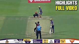 KKR vs SRH Full Highlights IPL 2020 | Sunrisers Hyderabad vs Kolkata Knight Riders Highlights