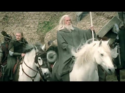 Gandalf Arrives At Edoras - The Lord of the Rings (HD)