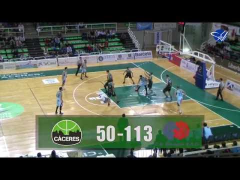 Resumen: Cáceres Patrimonio de la Humanidad - Cafés Candelas Breogán [LEB Oro 16/17]