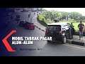 Diseruduk Dari Belakang Mobil Tabrak Pagar Alun Alun Tugu Kota Malang
