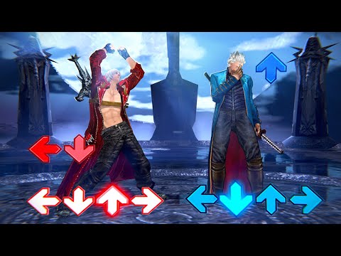 Dante vs Vergil FNF Dance Battle [Devil May Cry]